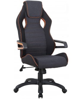 Компьютерное кресло Techno Pro GM-003 черный / серый / вставки оранжевые