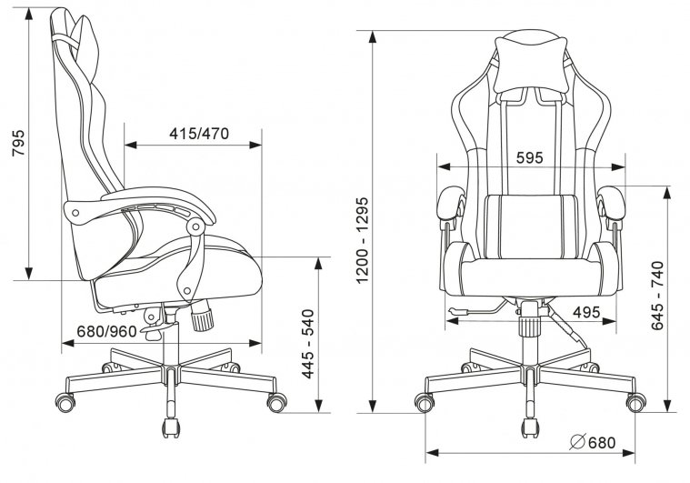 Компьютерное кресло Terminator ткань розовый