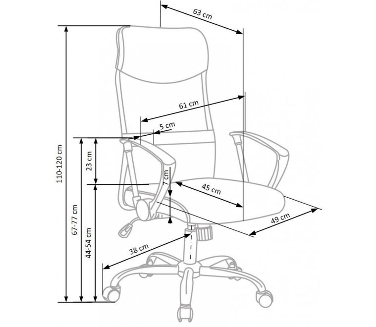 Компьютерное кресло Vire белое