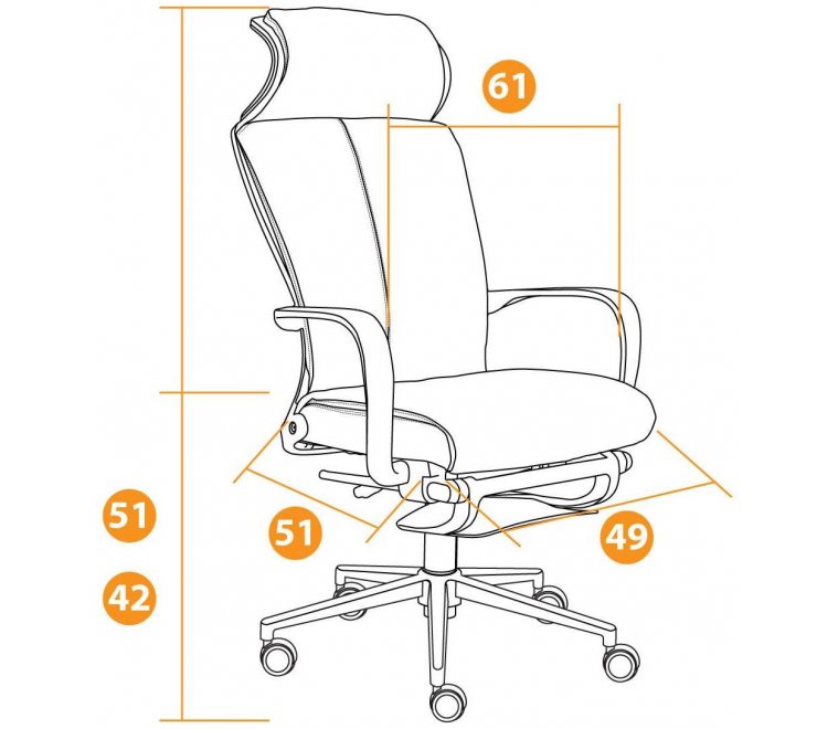 Компьютерное кресло Wing M черое