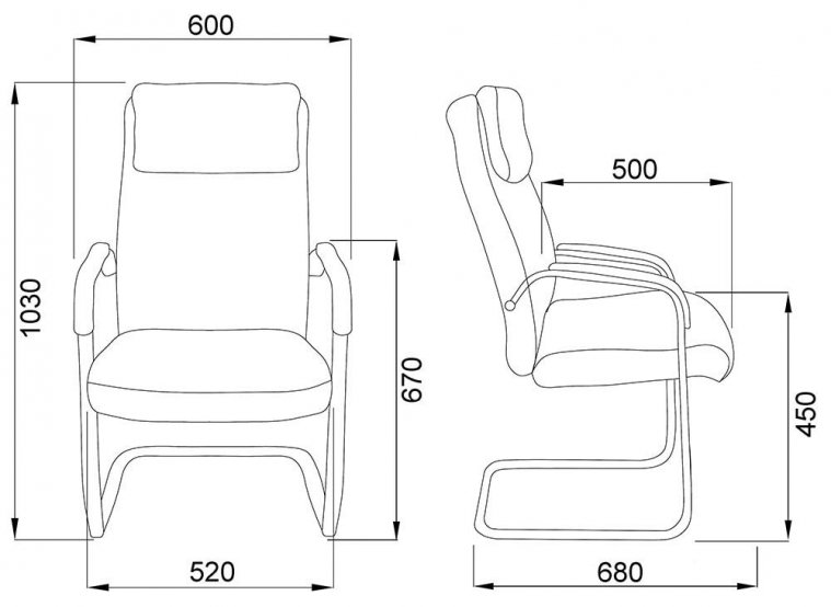 Кресло Lima черный