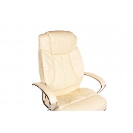 Кресло Swift экокожа / хром бежевое