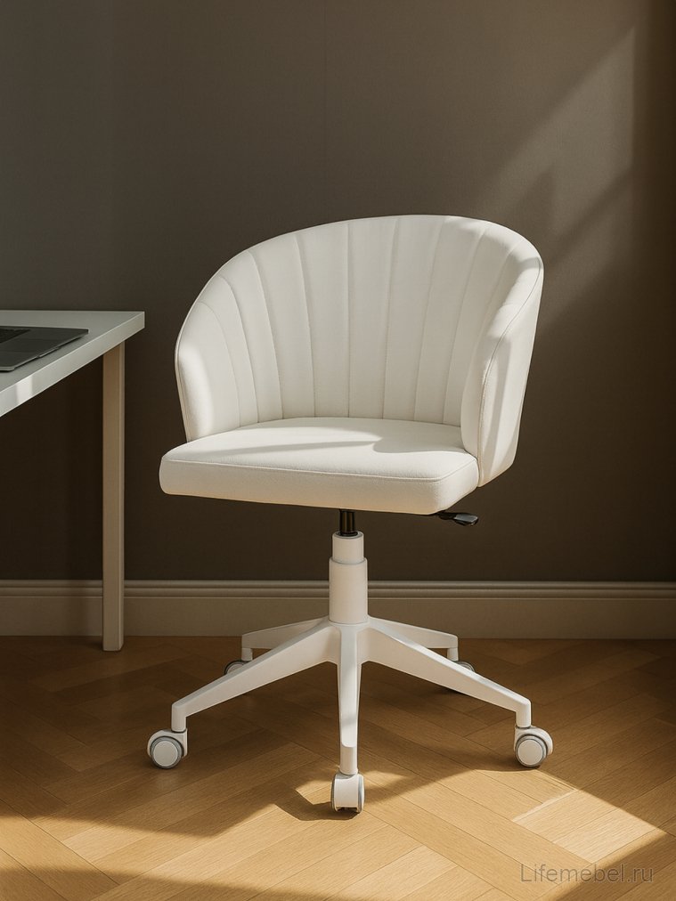 Компьютерное кресло Пард экокожа белый