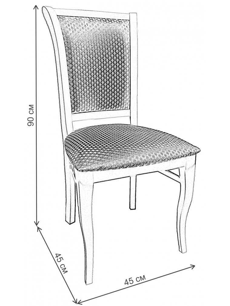 Деревянный стул М15 белый