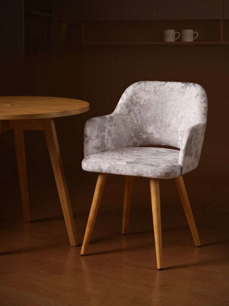 Деревянный стул Эолин 360 латте (simple 008) / светлое дерево