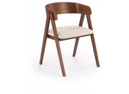 Деревянный стул K562 орех / бежевый