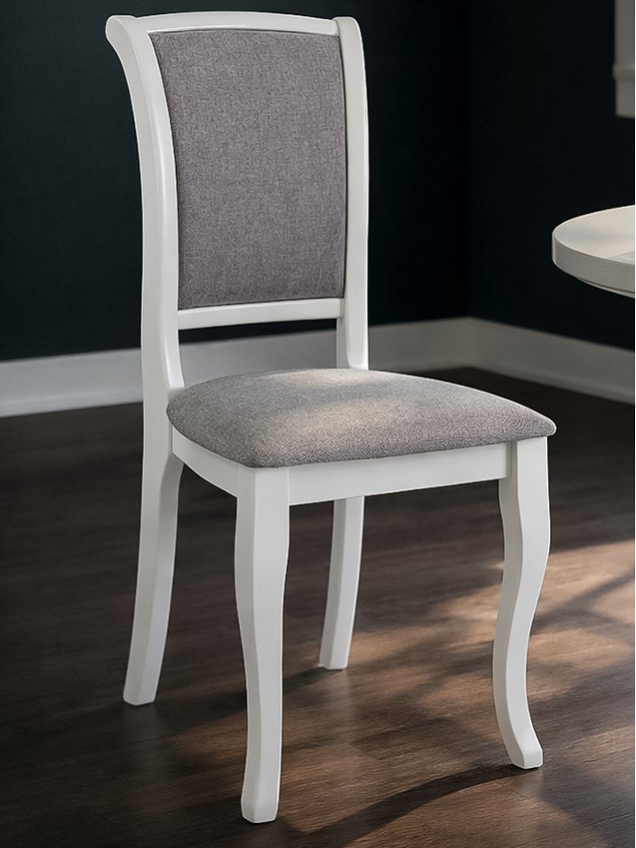 Деревянный стул MN-SC белый / серый