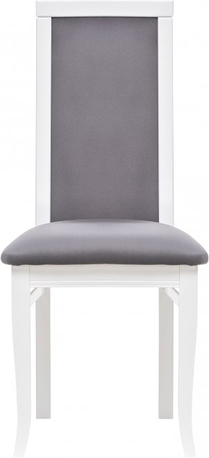 Деревянный стул Милан белый / velutto 32