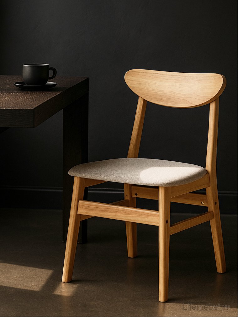 Деревянный стул Okava wood / beige