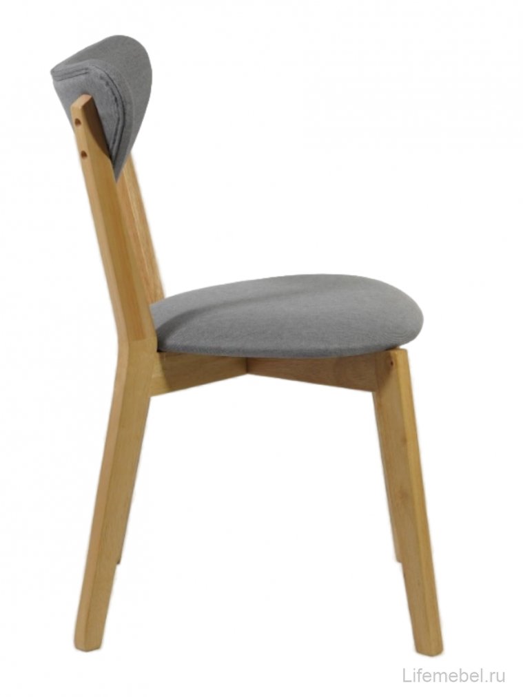 Деревянный стул Brando 130 серый / дуб