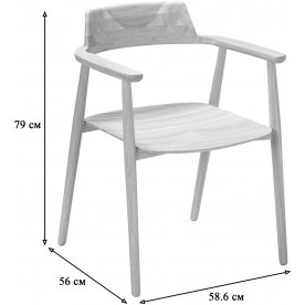 Деревянный стул Seoto