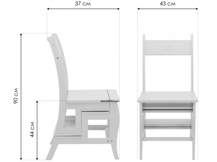 Деревянный стул Leset Бруклин венге