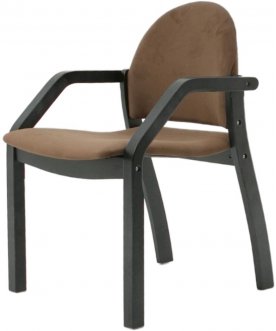 Кресло Джуно 2.0 черный / коричневый