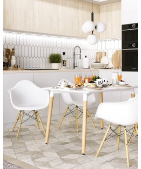 Кресло Йеркауд белое Hames