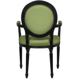 Мягкий стул с подлокотниками Delo Kora Arm Green