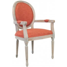 Мягкий стул с подлокотниками Diella Orange