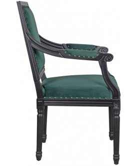 Мягкий стул с подлокотниками Runako Green