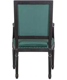 Мягкий стул с подлокотниками Runako Green