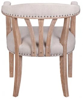 Мягкий стул с подлокотниками Tanner Beige