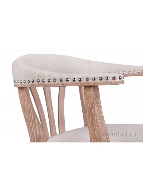 Мягкий стул с подлокотниками Tanner Beige