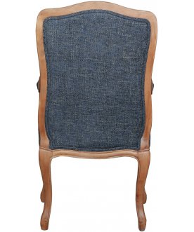 Мягкий стул с подлокотниками Wallis Blue