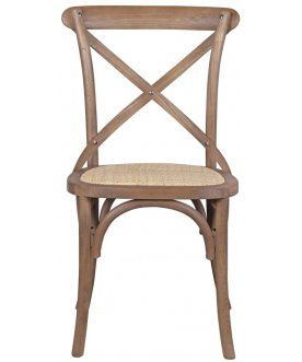 Стул Cross Back Brown