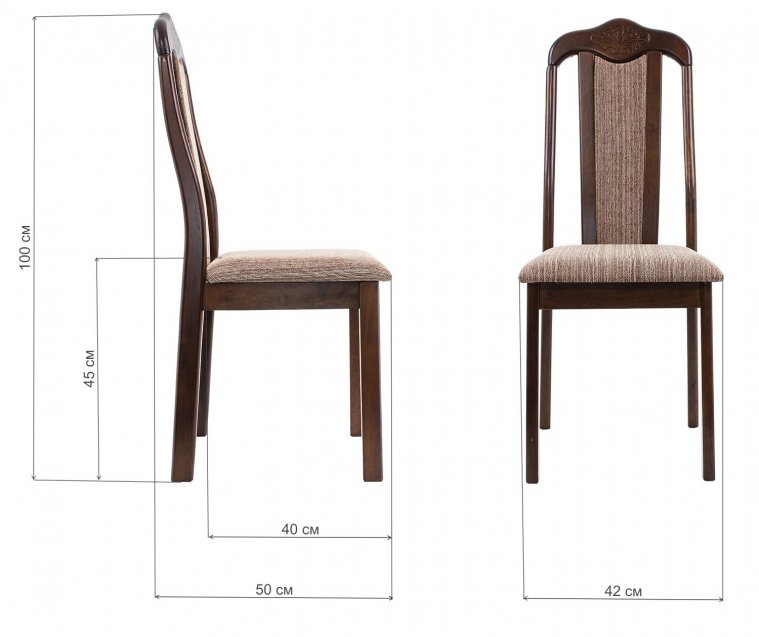 Стул деревянный Aron Soft dirty oak / beige