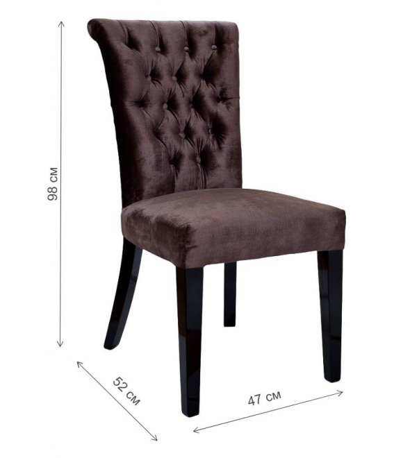 Стул деревянный DY-409J-LM32 коричневый