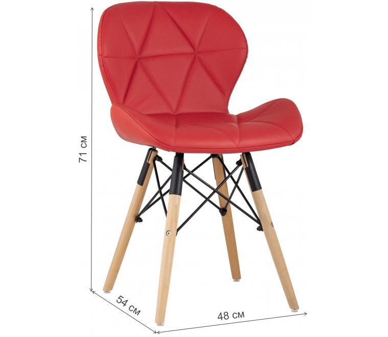 Стул Доминика красный