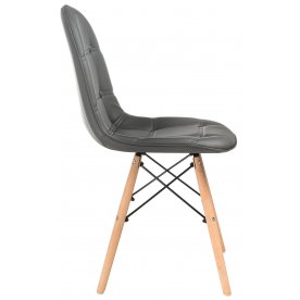 Деревянный стул Kvadro серый