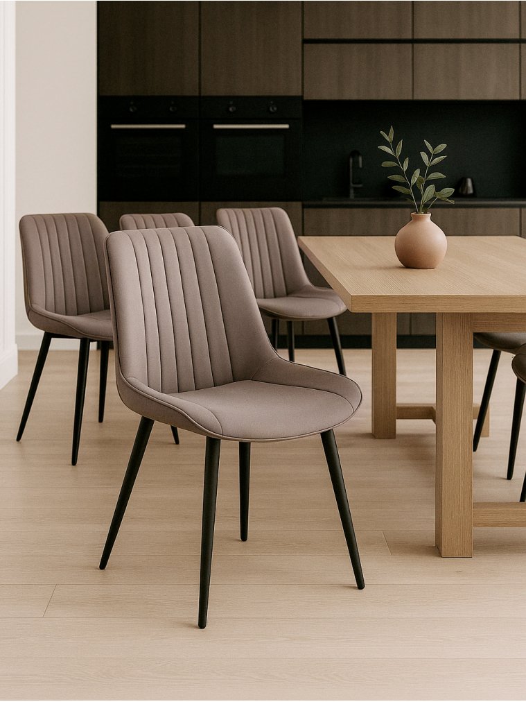 Комплект стульев Онда 4 шт латте / черный