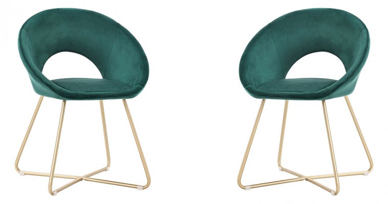 Комплект стульев Refuge зеленый