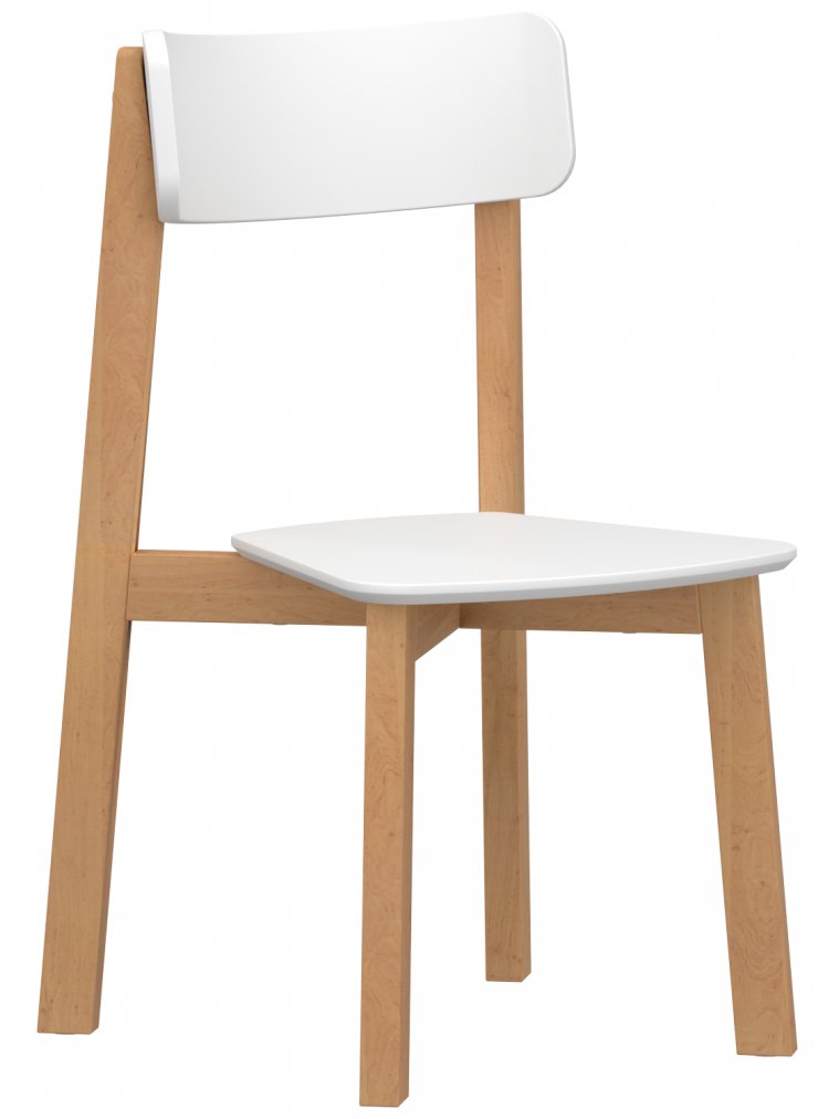 Комплект стульев Скайленд Lykke CE-2 белый / бук 2 шт.