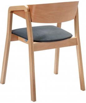 Стул-кресло Dalia grey / натуральный