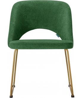 Стул-кресло Lars зеленый / золото