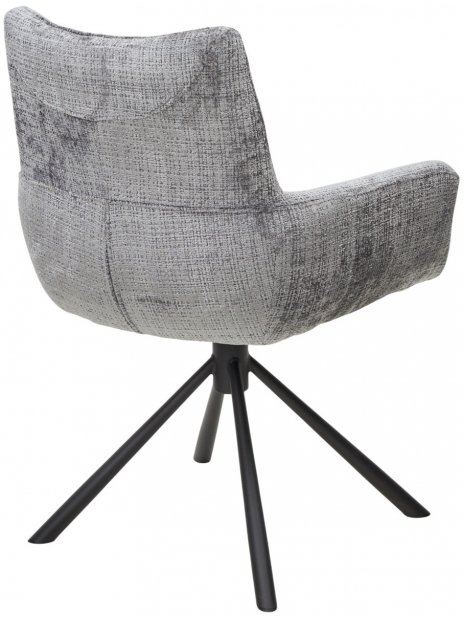 Кресло Eilat серое / черное