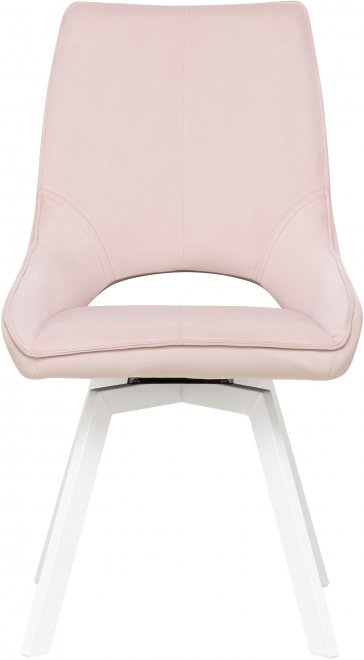 Кресло Галвес 360 пудровый / белый