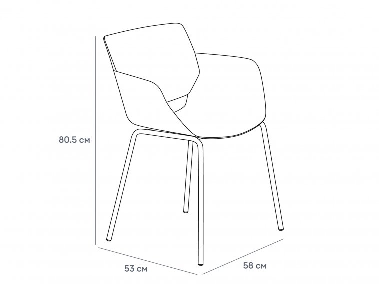 Кресло Glan зеленый