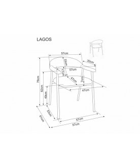 Кресло Lagos D