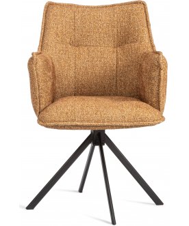 Стул на металлокаркасе Lutz светло-коричневый