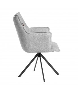 Стул-кресло Lutz vt shape silver