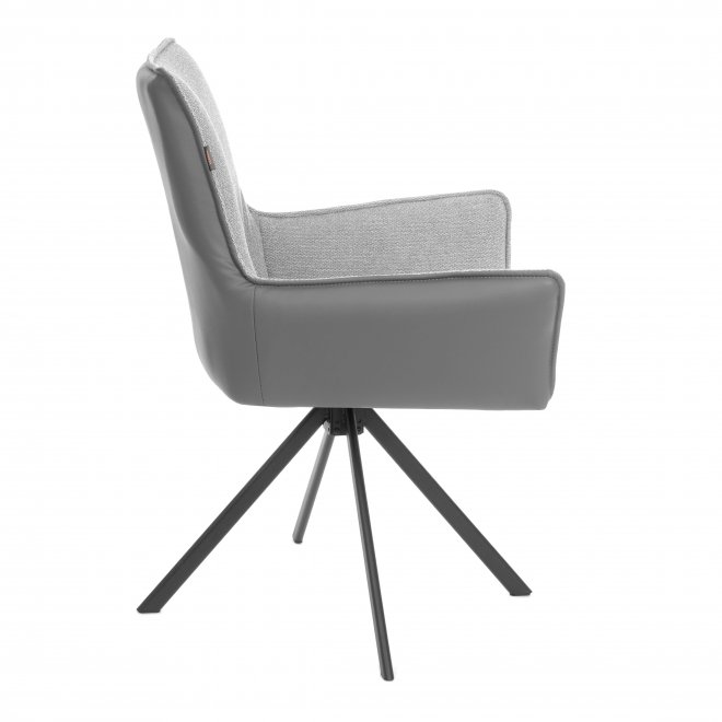 Кресло Murano/Мурано светло-серый / графит