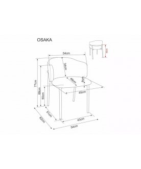 Кресло Osaka t.253