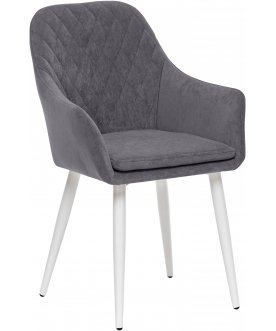 Стул-кресло Слим темно-зеленый / белый