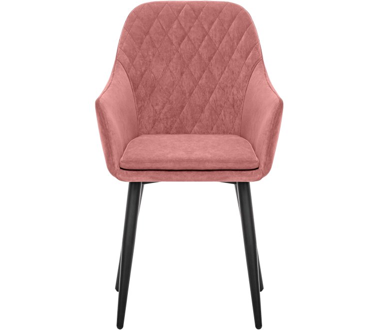 Кресло Слим персиковый / черный