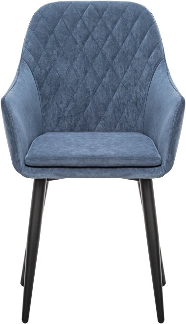 Кресло Слим синий / черный