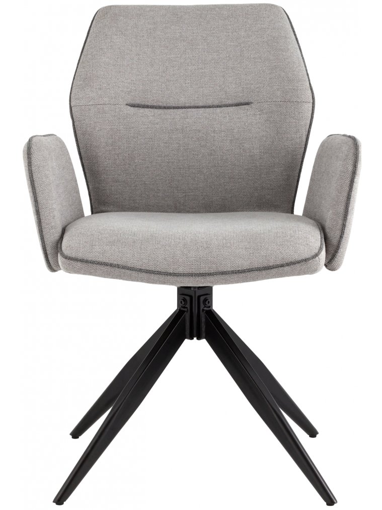 Кресло поворотное Синди серое