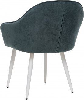 Стул-кресло Вайд темно-зеленый / белый