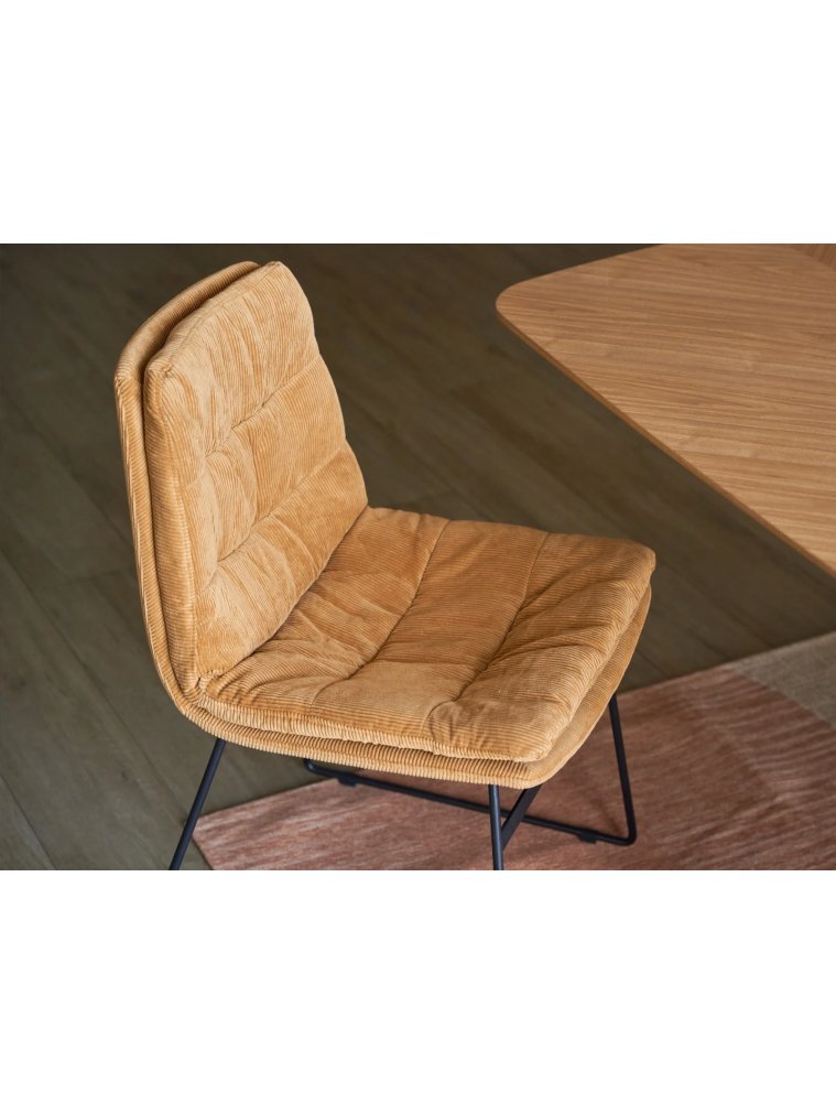 Cтул на металлокаркасе Vitra бежевый / черный