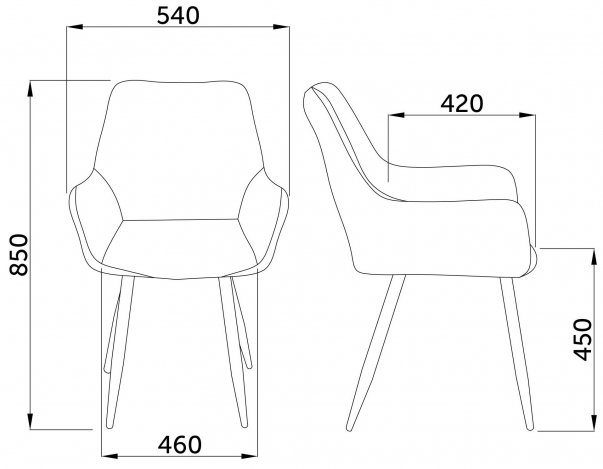 Кресло Gratus экокожа черный